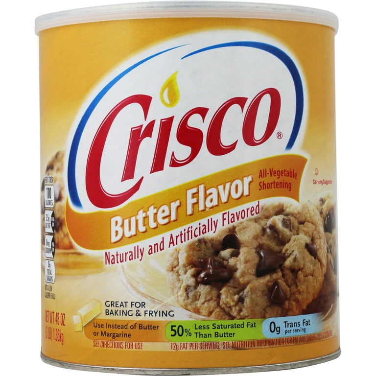 Crisco Butter Flavor Shortening Sticks, 20 Ounce, 3 Sticks (Pack of 8), 8  pack - Fry's Food Stores