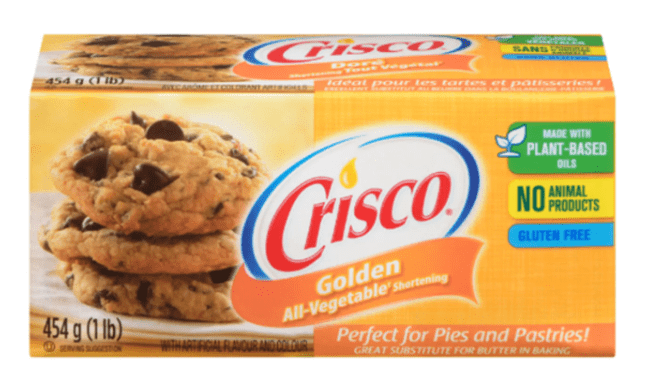 Crisco - Shortening - Golden All-Vegetable