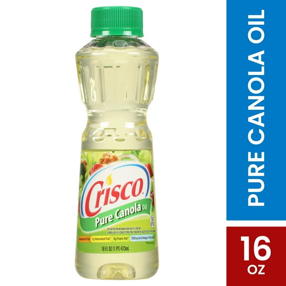 Crisco Pure Canola Cooking Oil, 16 fl oz