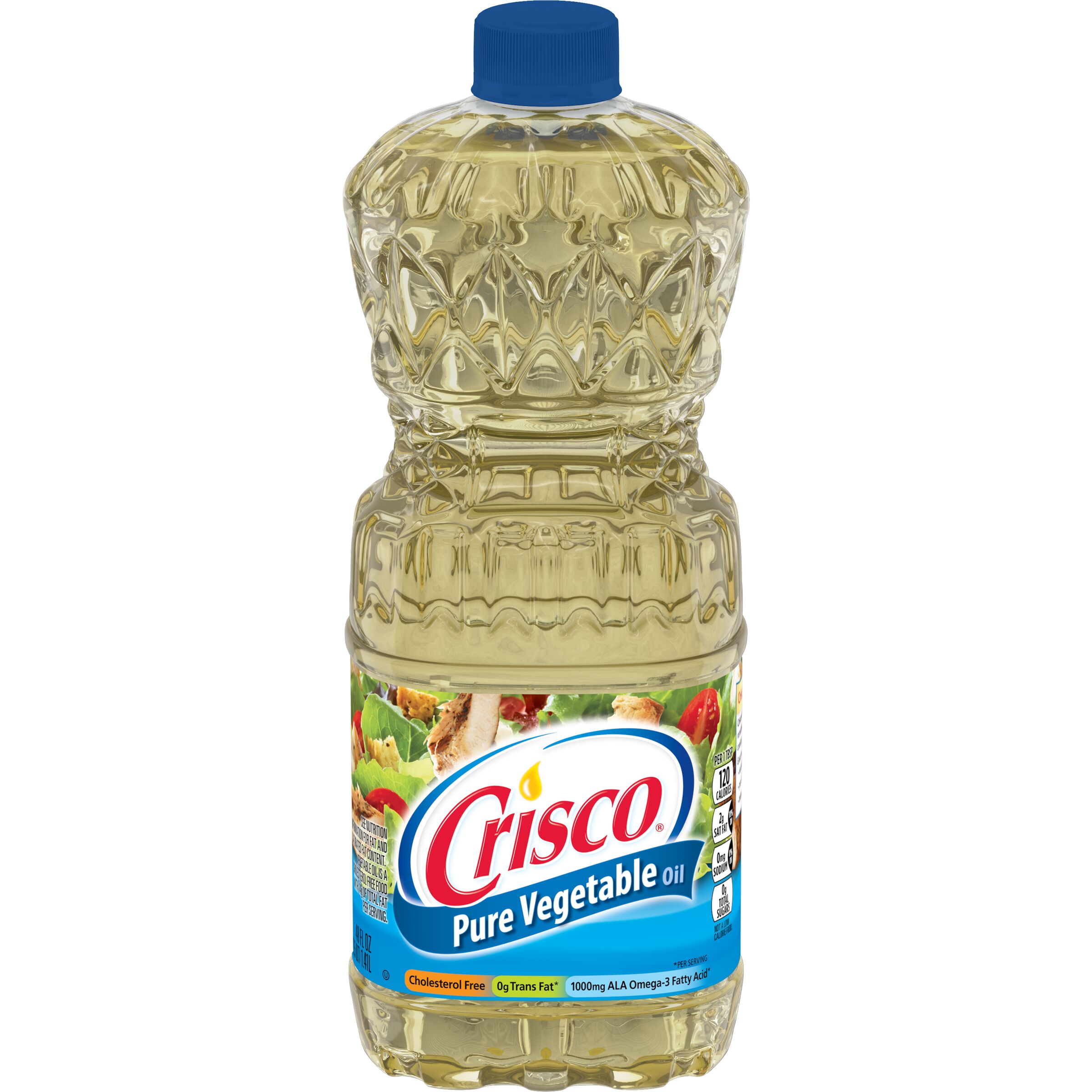 Crisco Pure Vegetable Oil 48 fl. oz. Bottle - image 1 of 8