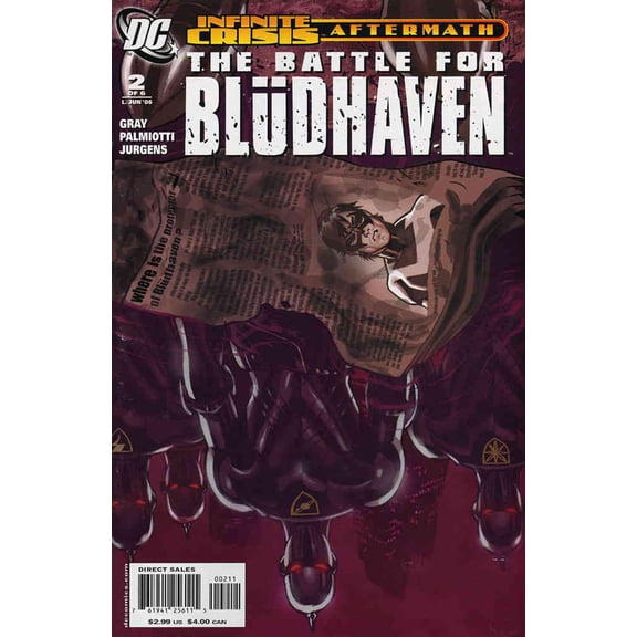 Crisis Aftermath: The Battle For Bludhaven #2 VF ; DC Comic Book