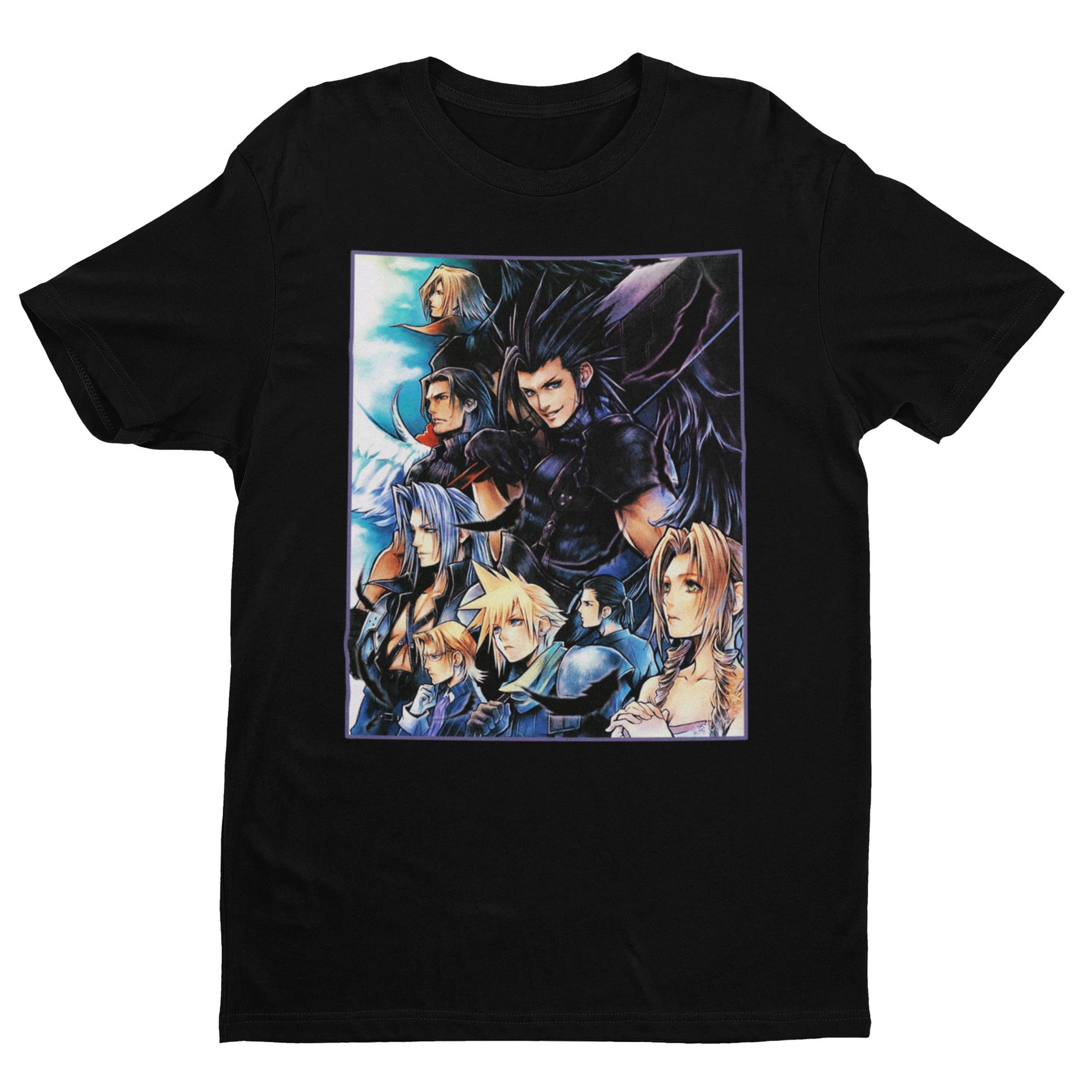 Crisis Core FF7 VII Cover Art Premium Unisex T-shirt | Exclusive Design ...