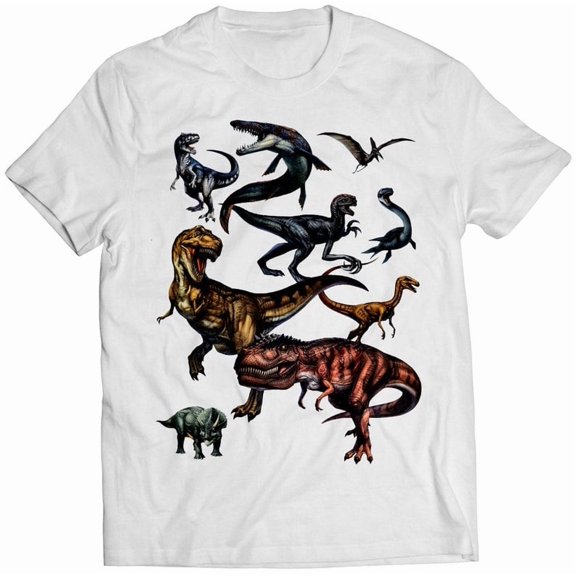 Crisis Dinosaurs Premium Unisex T-shirt (vectorized Design)