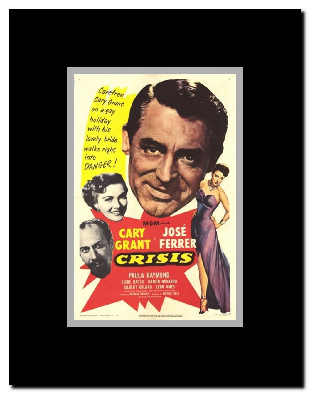 Crisis Framed Movie Poster