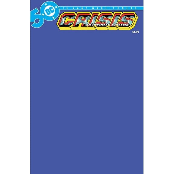 Crisis On Infinite Earths #5 Facsimile Edition Cvr C Blank Var DC Comics Comic Book