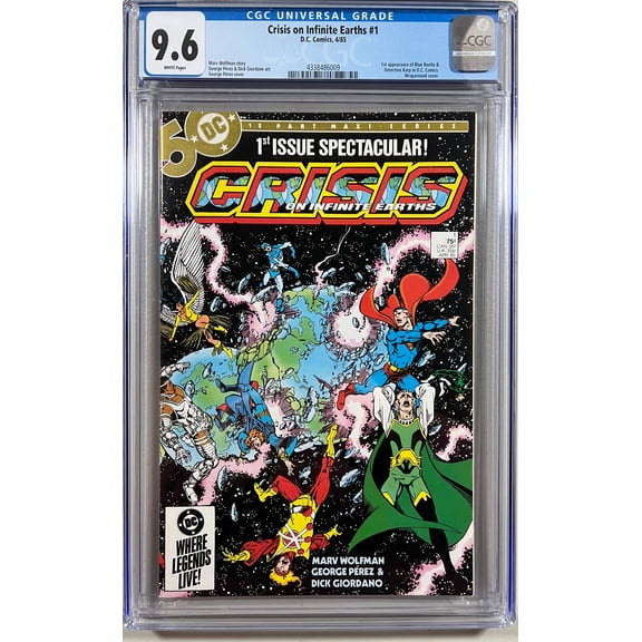 Crisis on Infinite Earths #1 - CGC 9.6 Comic Book