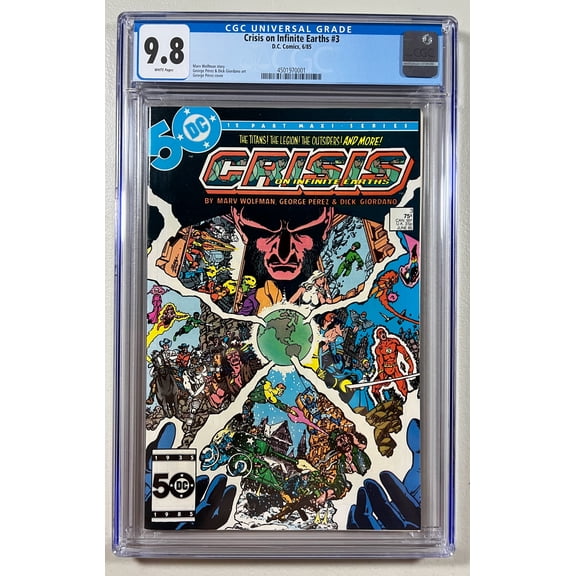 Crisis on Infinite Earths #3 - CGC 9.8 Comic Book