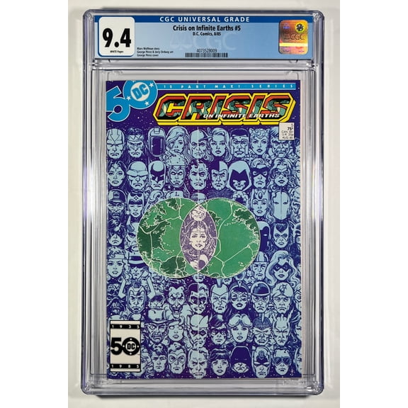 Crisis on Infinite Earths #5 - CGC 9.4 Comic Book