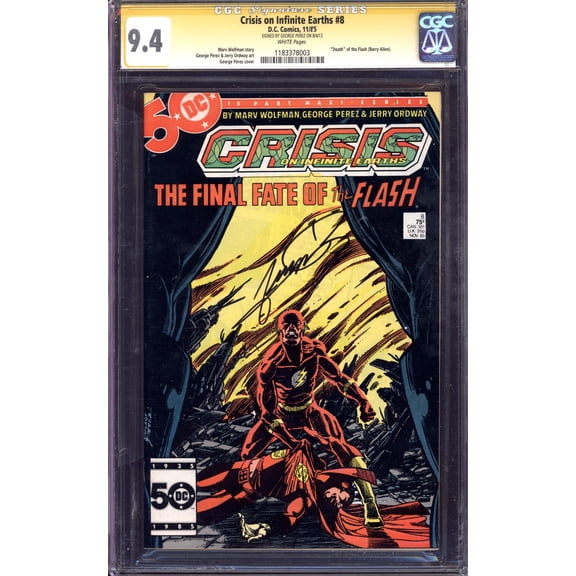 Crisis on Infinite Earths #8 - CGC 9.4 Comic Book