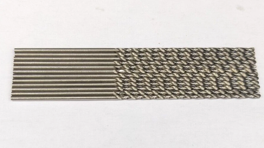 Hss Falcon Crisp - 12 Falcon Drill 1.45Mm Micro Drills Taper Length Hss Nos - 1.45 ...
