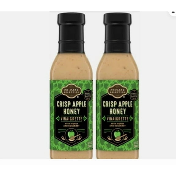Crisp Apple Honey Vinaigrette Salad Dressing, 2 Bottles, 12 Oz