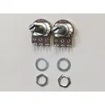 thumbnail image 1 of Crisp - B100K 100K Ohm Linear Taper Rotary Potentiometer 2 Pcs, 1 of 4