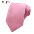 thumbnail image 1 of Crisp and Clean Men's Classic Formal Tie 1 Pack, Designed with Durable Silk Polyester Fabric Showcasing a Neat Woven Jacquard Stripe Design for a Polished Business Look, 1 of 4