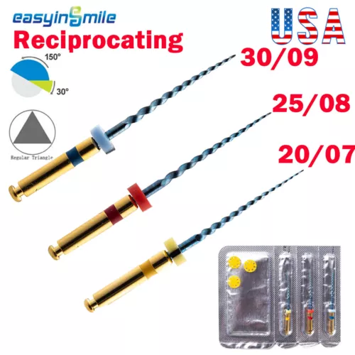 Crisp - Easyinsmile Dental Endodontic Rotary Files X3-One Reciprocating ...
