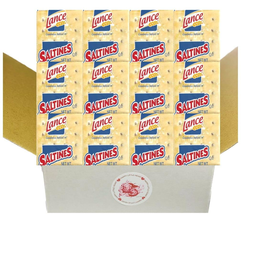 Crisp Lance Saltine Crackers 50 Single Serve Packs (2 Crackers Each