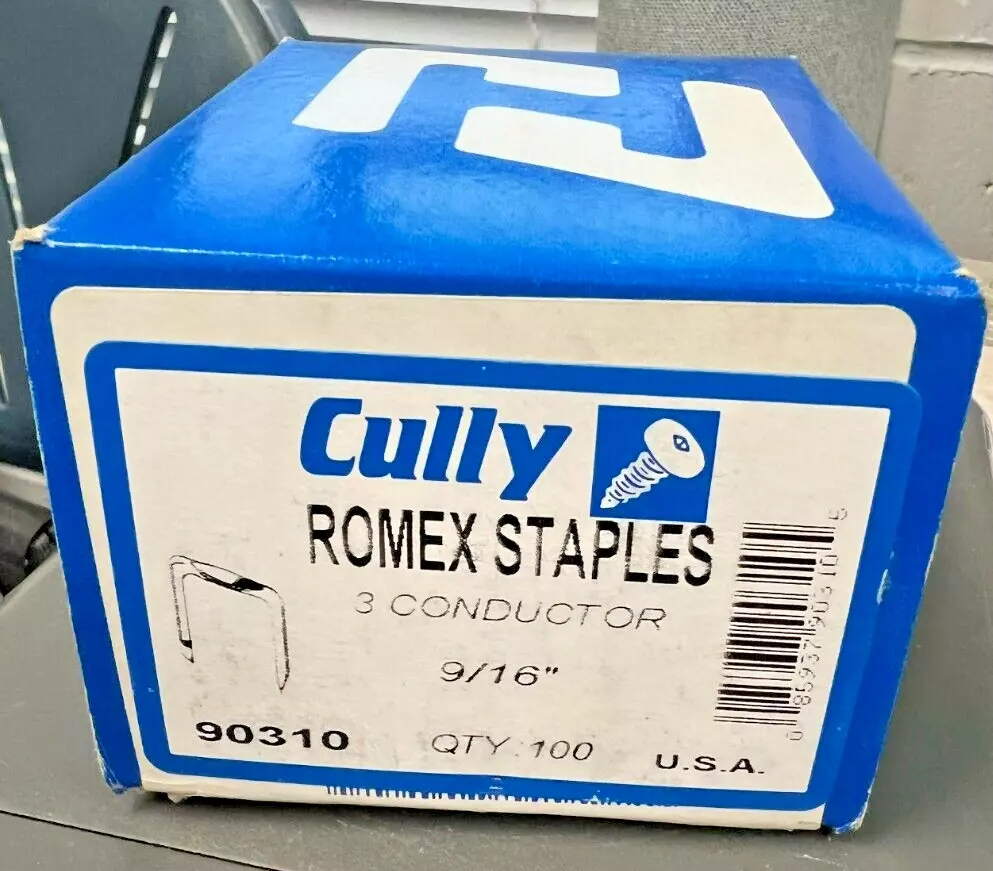 Crisp - Minerallac Impact Cable Staples 100 -Ics1256Bx100