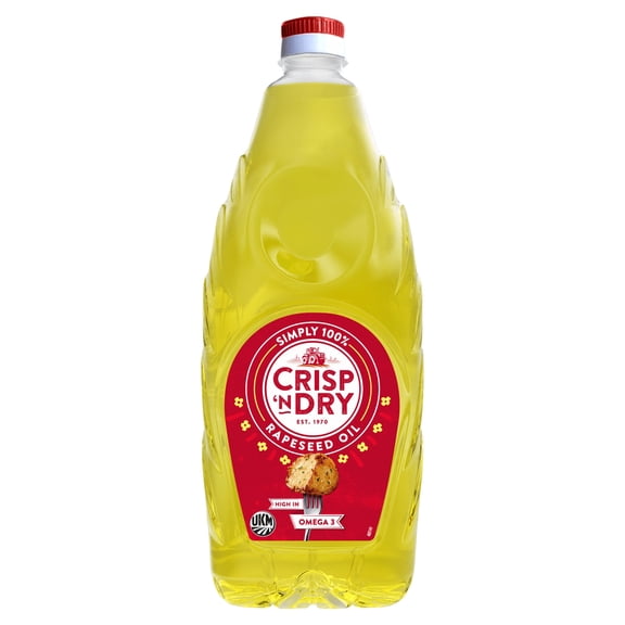 Crisp 'N Dry 100% Rapeseed Oil 2 Litre, Imported from Britain