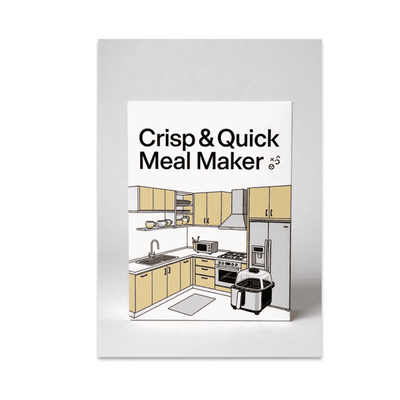 Crisp & Quick Meal Maker Poster - Air Fryer Enthusiast - 13x19 Poster Print