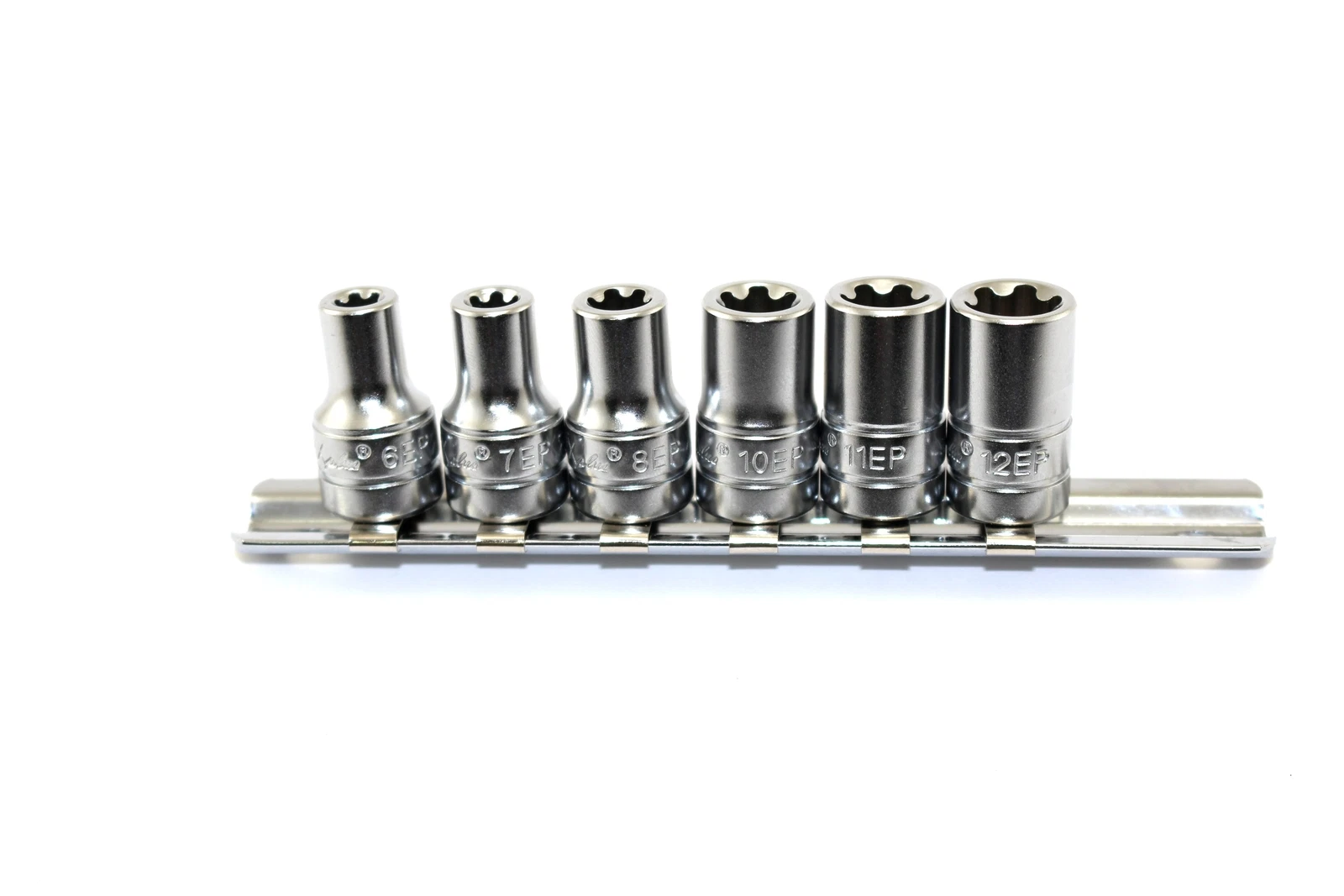 Crisp - Tmax 6Pc Torx Plus 6-12Ep Socket 1/4" Square Drive Auto Repair Impact Ready Tool