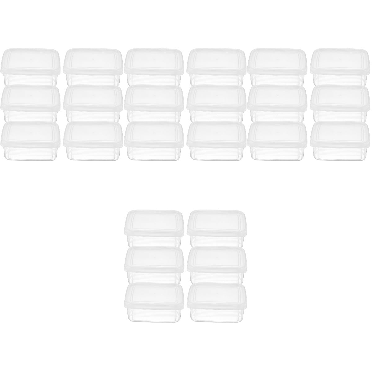 Crisper 24 Pcs Dough Boxes Strawberry Containers for Fridge