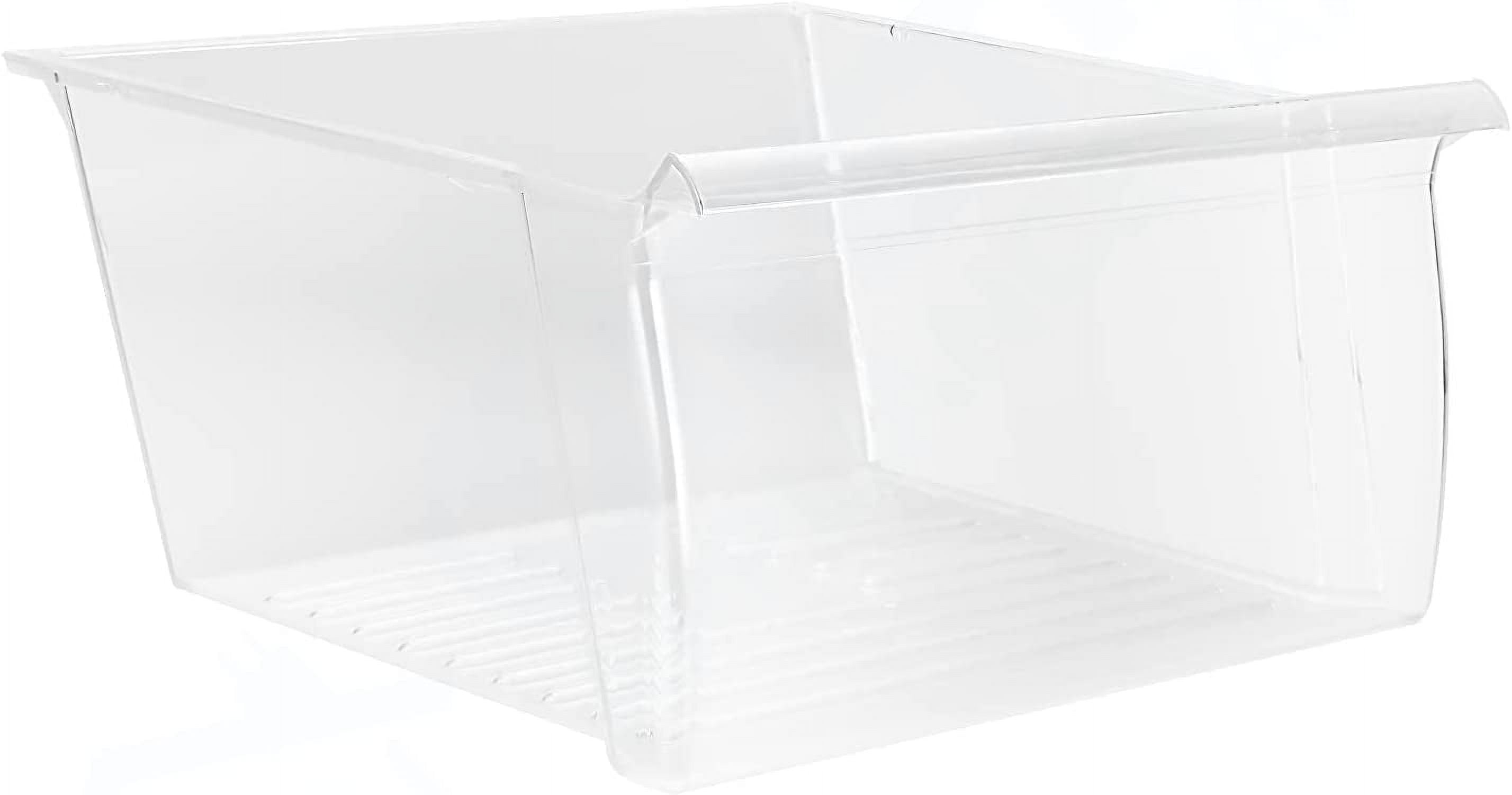 Crisper Bin (Upper) Compatible with Whirlpool Refrigerator | Fridge Drawers | Kenmore Refrigerator Parts | Whirlpool Shelf Replacement - WP2188661