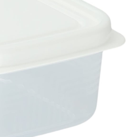 Crisper Box Storage Box Food Sealed Box Clear Safe Dispenser Square (Transparent) YIWEI