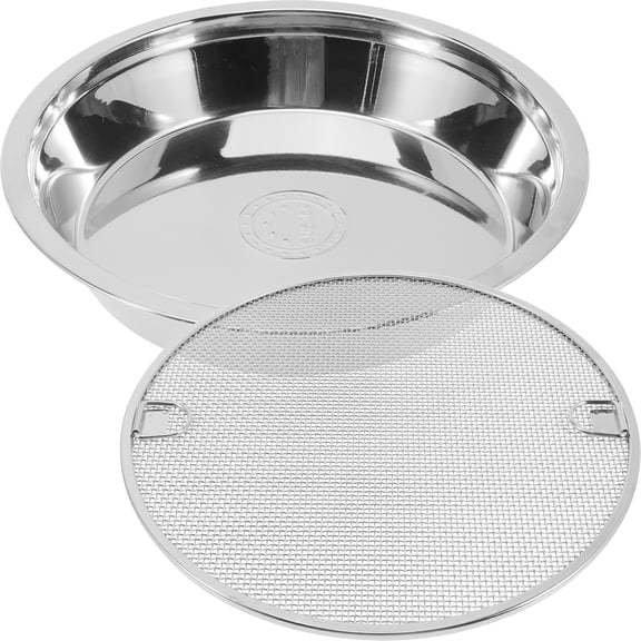 Crisper Tray and Basket Fruits Container Air Fryer Convenient Plate Snack Dish Large