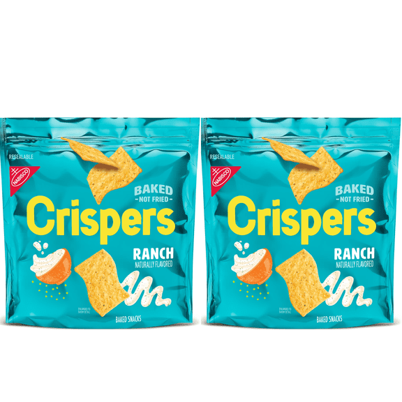 Crispers Ranch Flavor Baked Snacks, Crunchy Snacks,