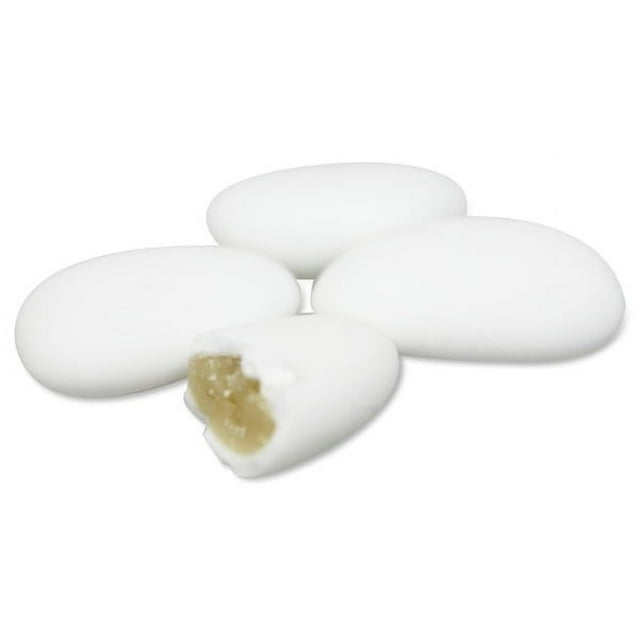 Crispo, Italian White Thin Shell Almond Confetti (Promessi Sposi Bianco) (1 Lbs)