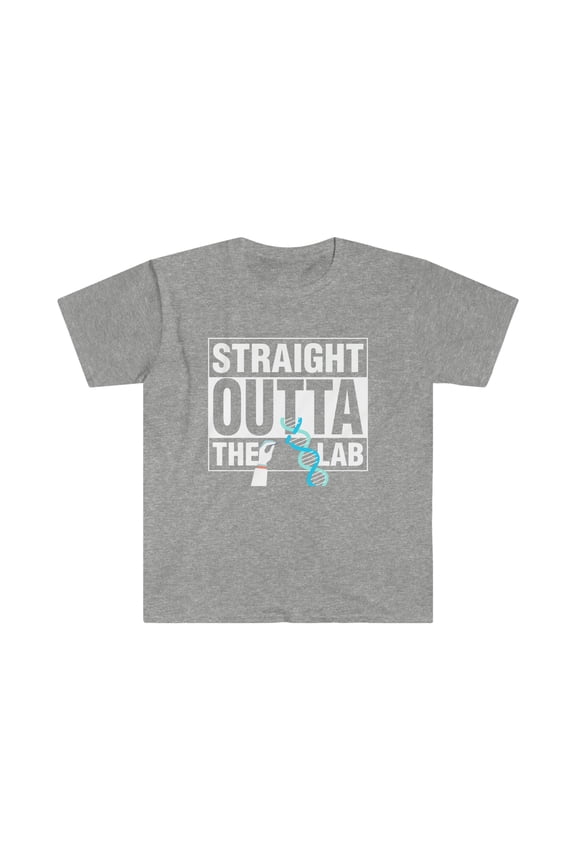 Crispr Scientist Straight Outta The Lab Unisex Softstyle T-Shirt
