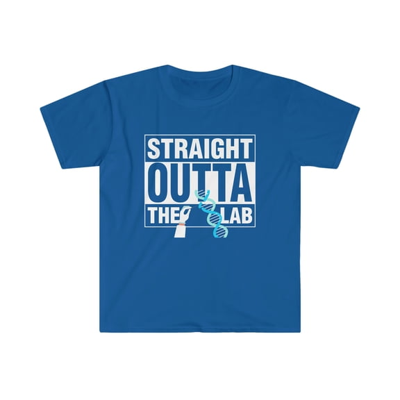 Crispr Scientist Straight Outta The Lab Unisex Softstyle T-Shirt