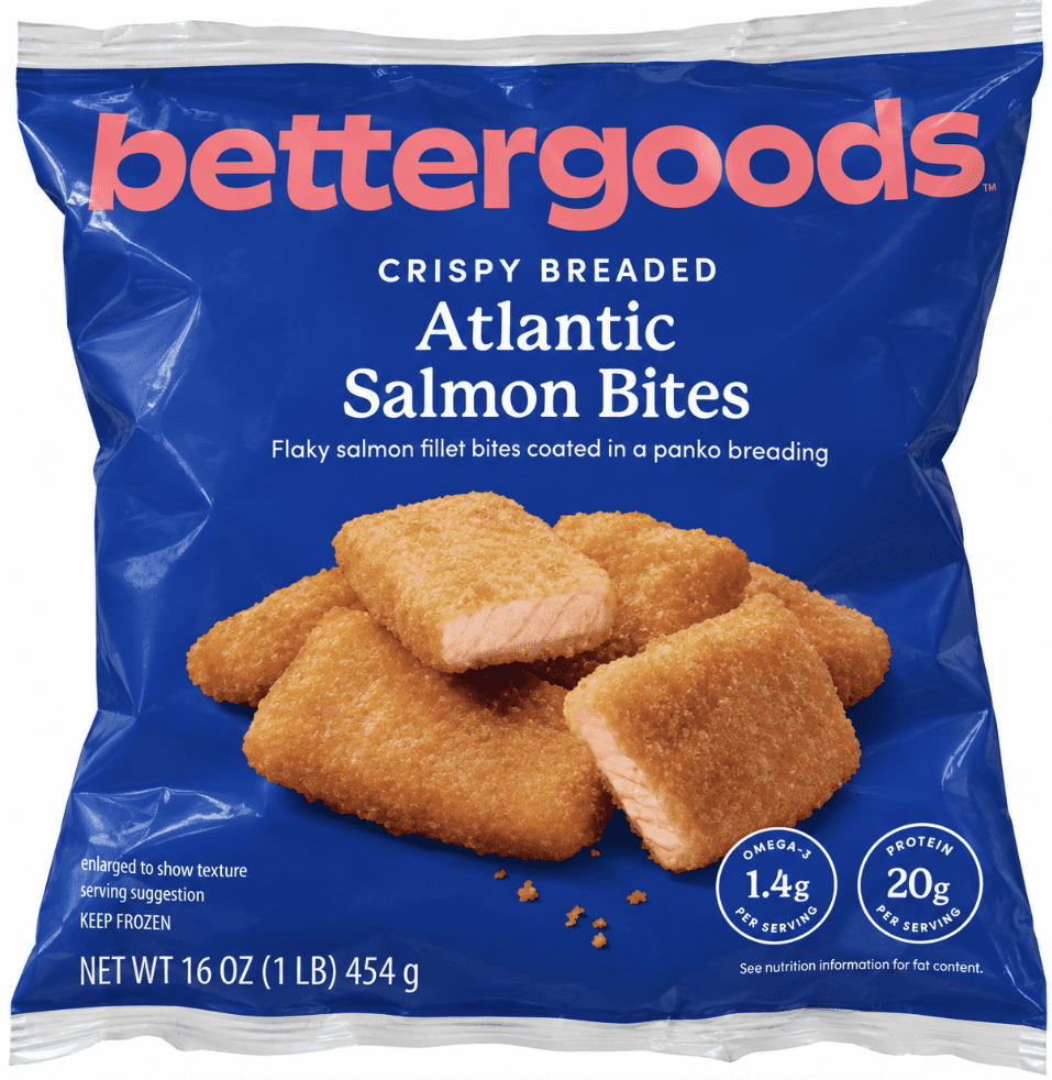 bettergoods Crispy Breaded Atlantic Salmon Bites, 16 oz