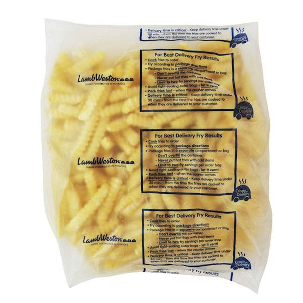 Crispy Coat Concertina French Fried Potato, 5 Pound -- 6 per case.