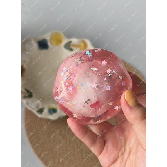 Crispy Cracking Wax Stress Ball –Wax Shatter Squeeze Ball with Crunchy ASMR Sensory Pop Sound, Stress Reliever for Adults, Calming School Desk Fidget Aid