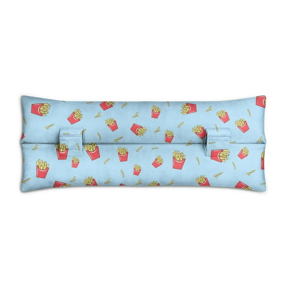 Crispy Fries Seat Belt Pillow - Tasty Design for French Fries Lovers and Snack Enthusiasts