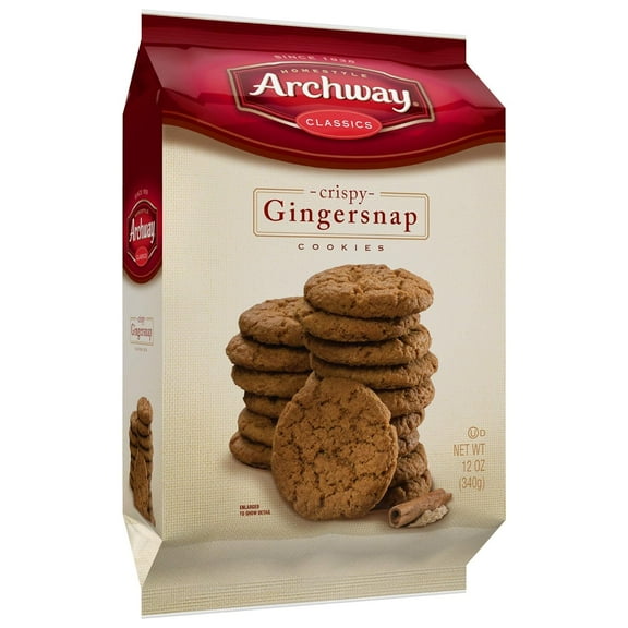 Crispy Gingersnap Cookies, 12 oz.