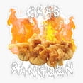 thumbnail image 1 of Crispy Golden Fried Crab Rangoon Cream Cheese Asian Restaurant Wonton Appetizer Decal For Tumbler Sticker, 1 of 4