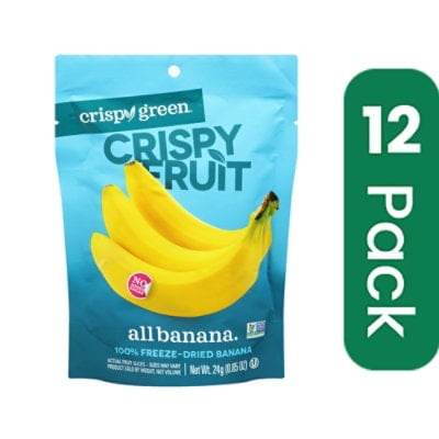 Crispy Green Banana Dried Fruit Single Serve 0.85 oz (Pack Of 12)