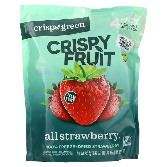 Crispy Green Fruit All Strawberry 1.69 Oz (Pack of 2)