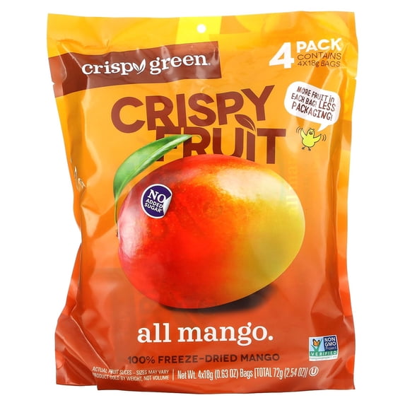 Crispy Green Fruit Freeze Dried Mango 2.54 Oz. (Pack of 20)