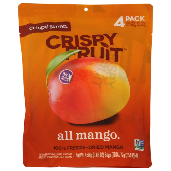 Crispy Green - Mango Dried - 2.54 OZ, Case of 8