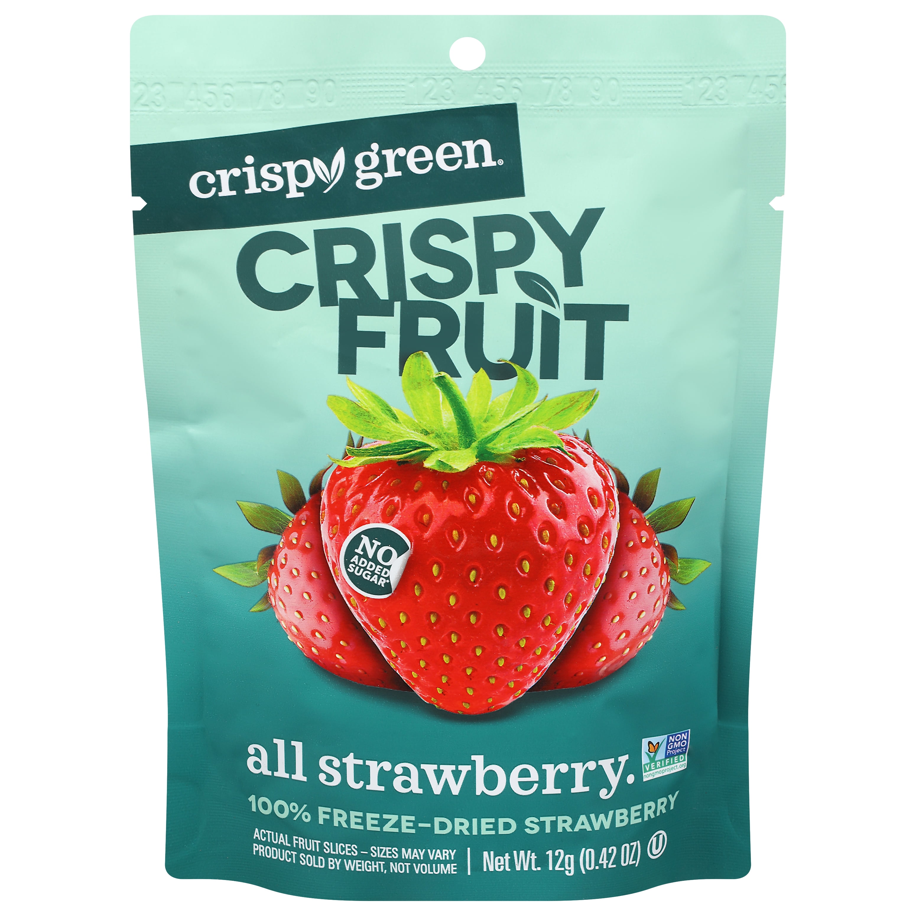 Crispy Green Strawberry Dried Single Serve 0.42 oz (Pack of 24)