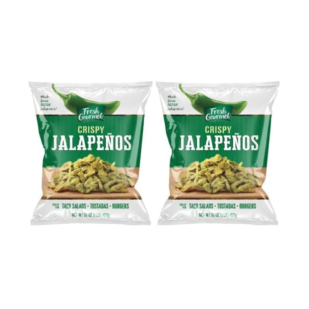 Crispy Lightly Salted Jalapenos Crunchy Snack Salad Topper 16 Ounce