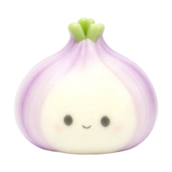 Crispy Shell Onion Slow Rising Fidget Squishy Toy, Adorable Vegetable ...