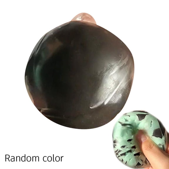 Crispy Stress Ball, Wax Cracking Squishies with Crunchy Sound, Chocolate Moldable Sensory Toys for Relief & Fidgeting