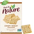 Crispy Wheat Crackers Dairy Free, NonGMO, Made with Wheat Flour