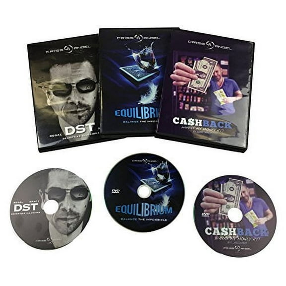 Criss Angel Magic Trick Bundle #1, Cashback, DST, and Equilibrium for ages 13 and Up
