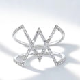 thumbnail image 1 of Criss Cross Diamond Ring, 14k Solid Gold, Natural Diamonds, Everyday Wear Jewelry, Ready To Ship, Women's Day Gift, 1 of 9