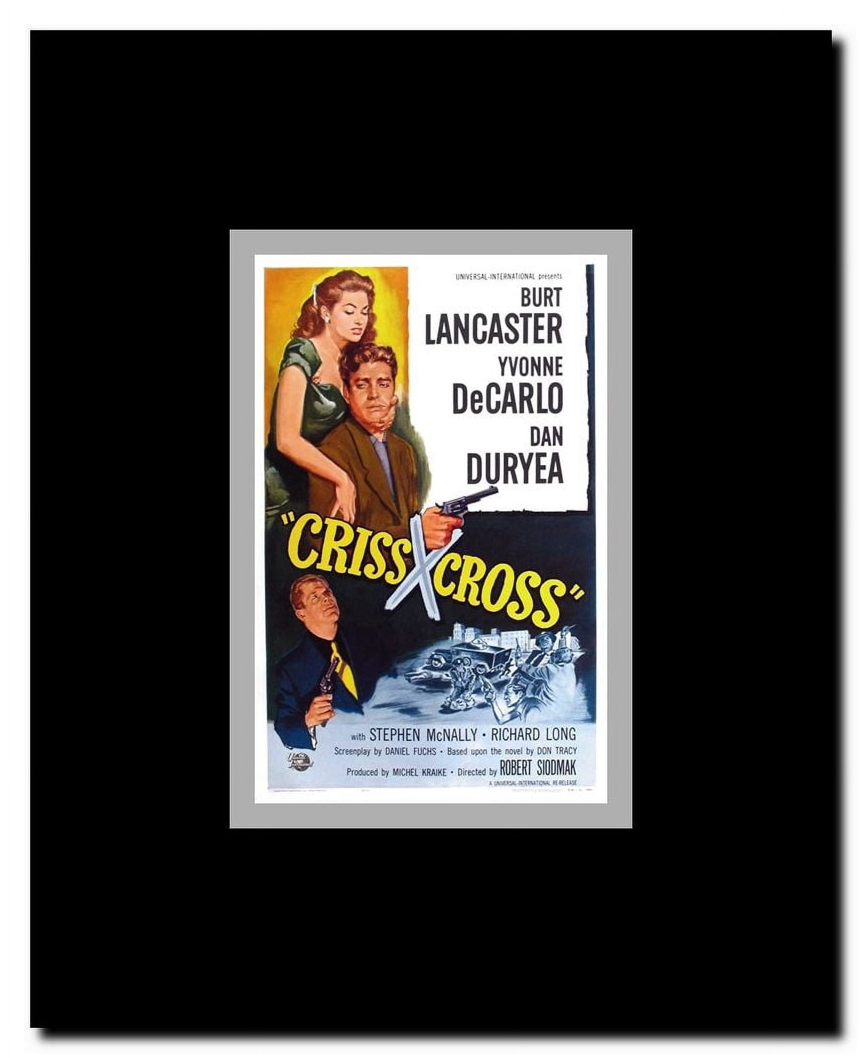 Criss Cross Framed Movie Poster
