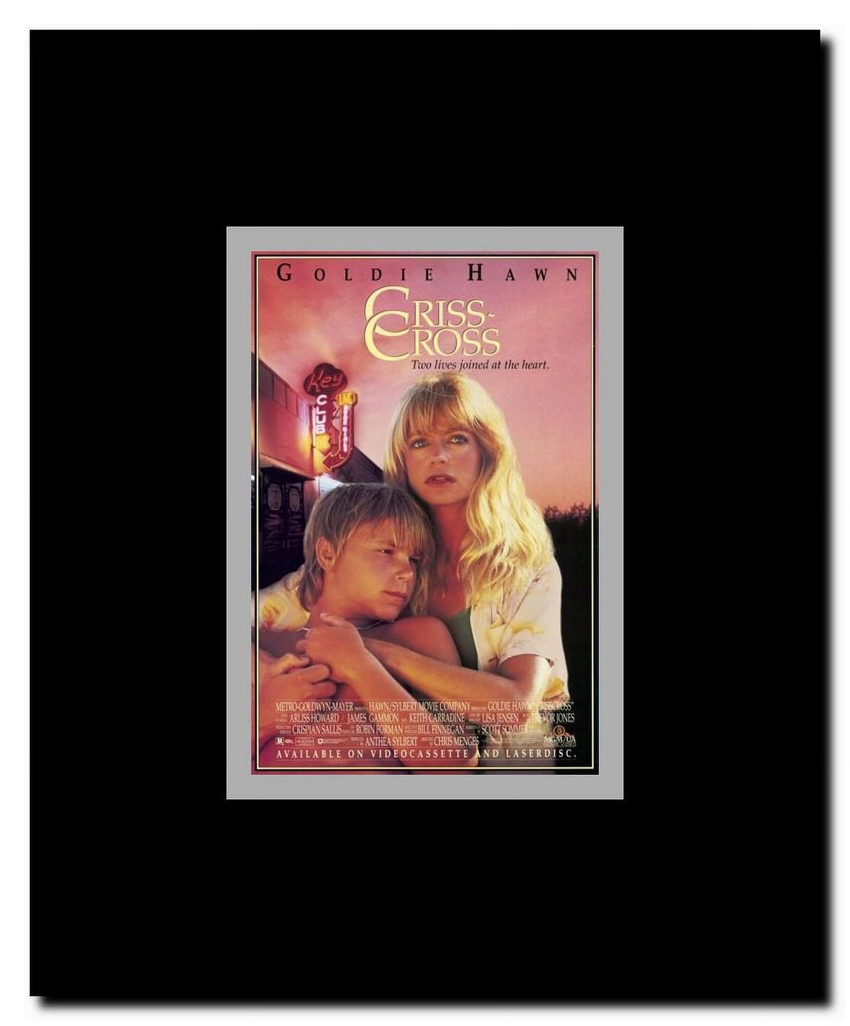 Criss Cross Framed Movie Poster